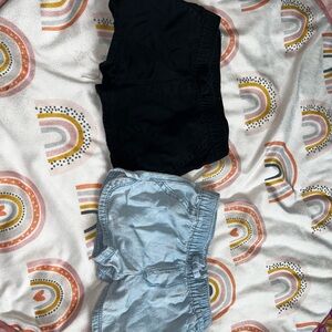 Cat & Jack Black and Blue Shorts Casual Comfort